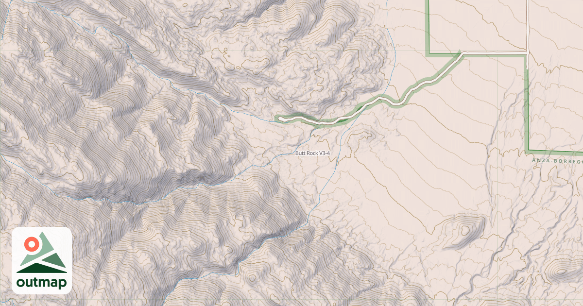 Map of Butt Rock