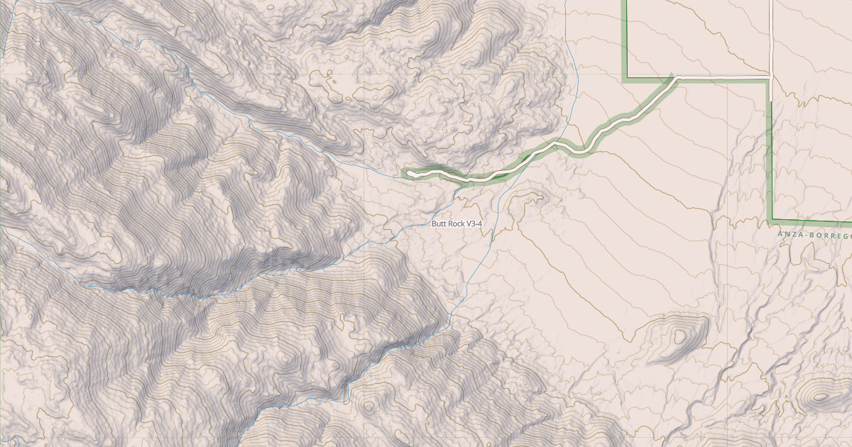 Map preview of Butt Rock