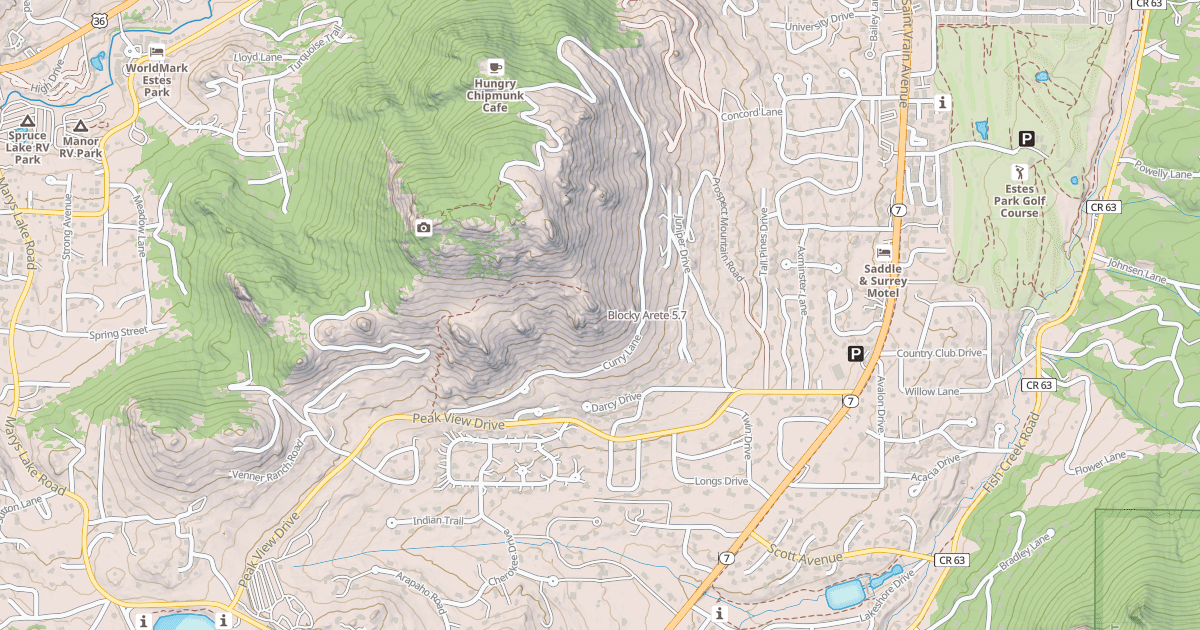 Map preview of Blocky Arete