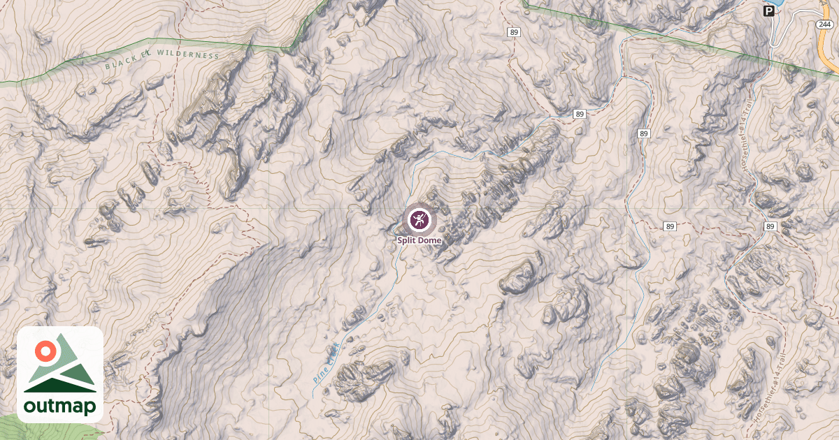 Map of Split Dome