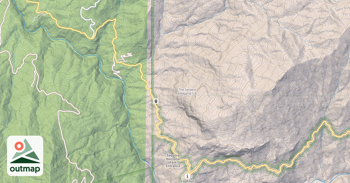Map of The Serpent (Midgard)