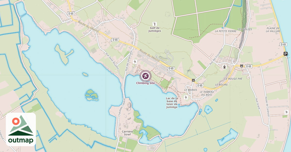 Map of Climbing Site