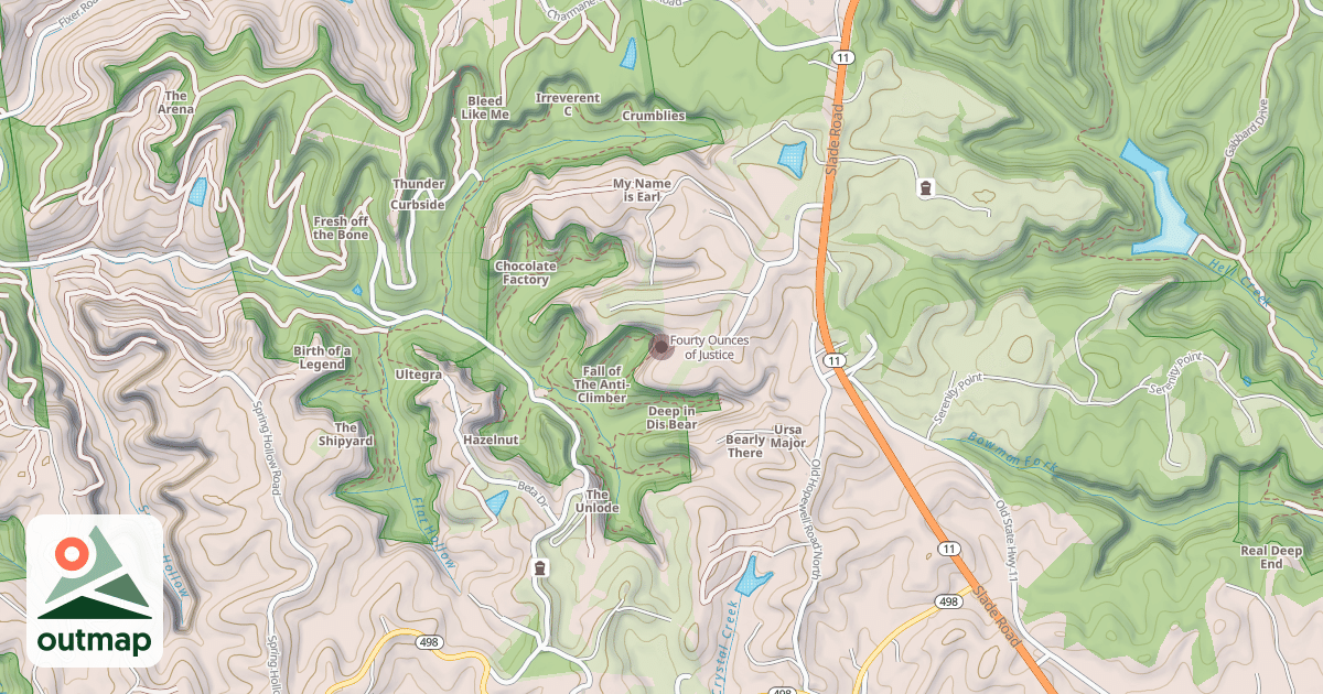 Map of Fourty Ounces of Justice