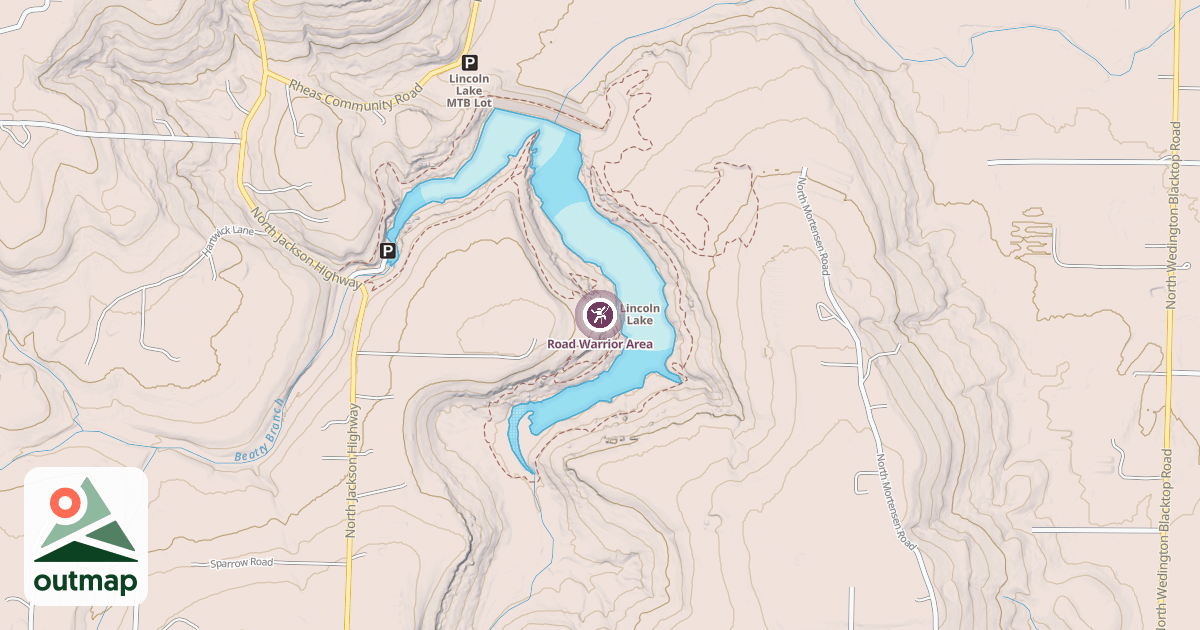 Map of Road Warrior Area