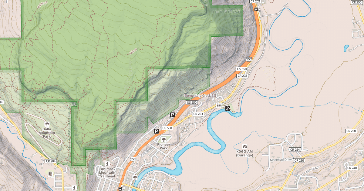 Map preview of Elementary Crack
