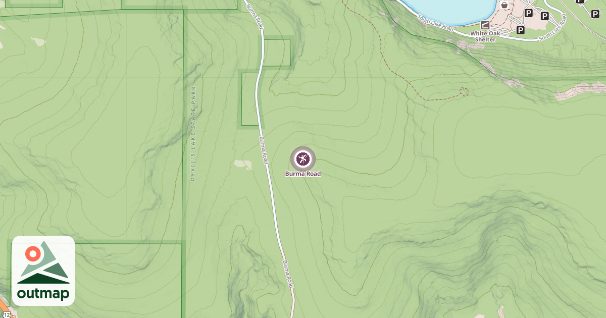 Map of Burma Road
