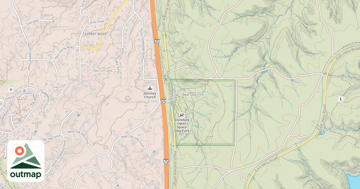 Map of Bear Dog