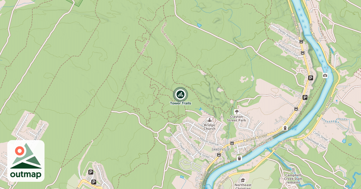 Map of Tower Trails
