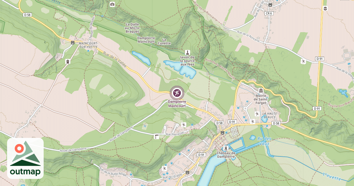 Map of Dampierre Maincourt