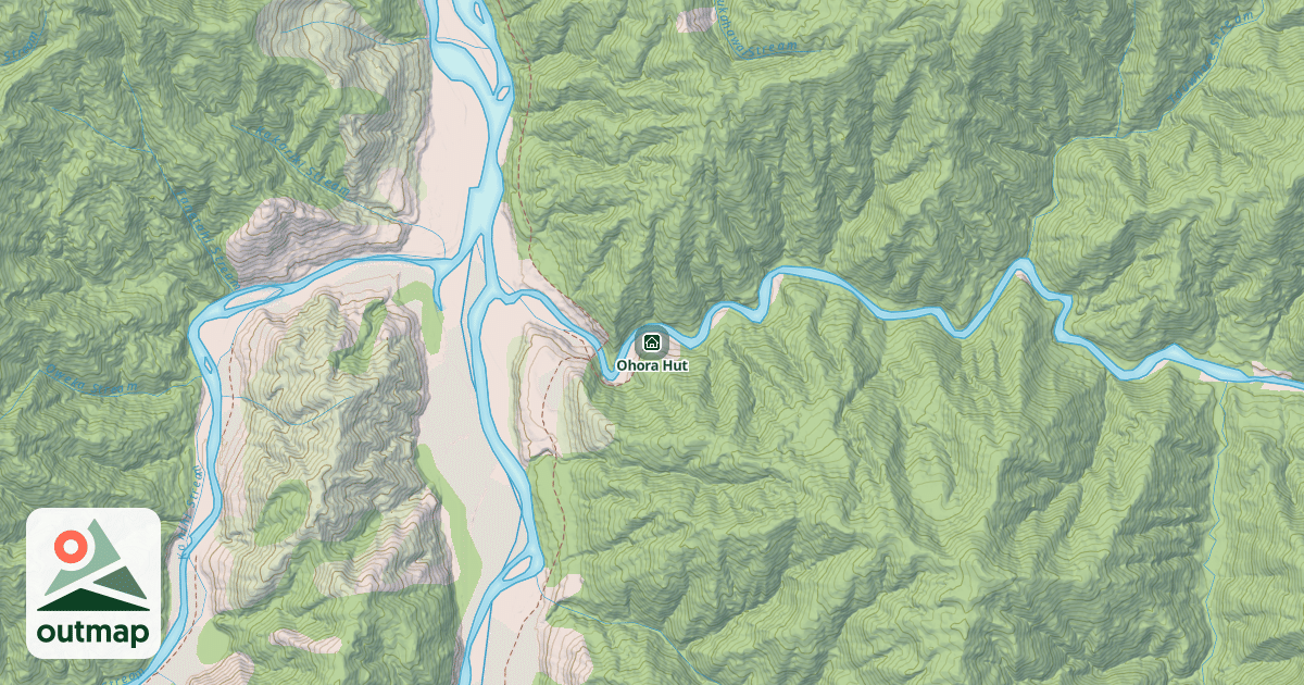 Map of Ohora Hut