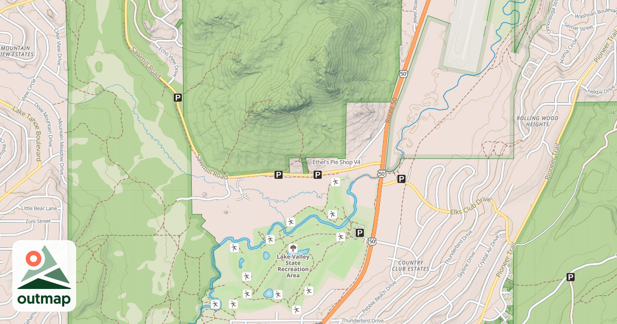 Map of Ethel's Pie Shop