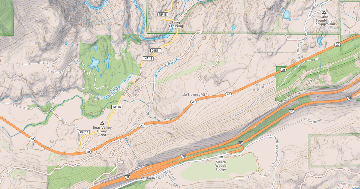 Map preview of Lip Traverse