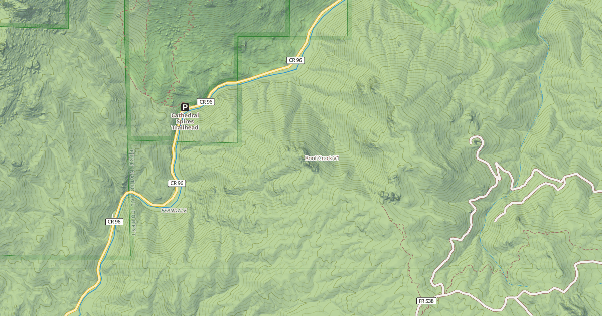 Map preview of Boof Crack