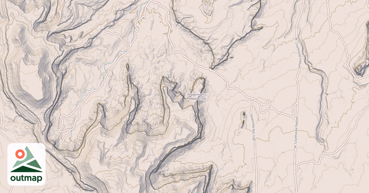 Map of Putterman's Pinkies