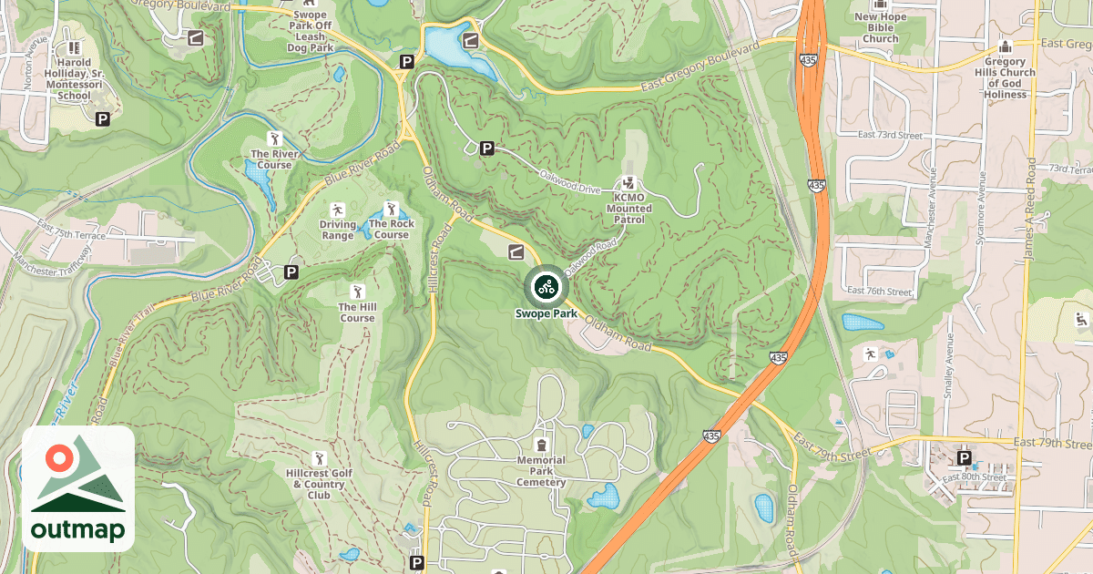 Map of Swope Park