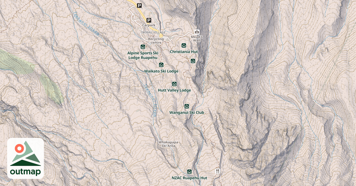 Map of Taraura Hut