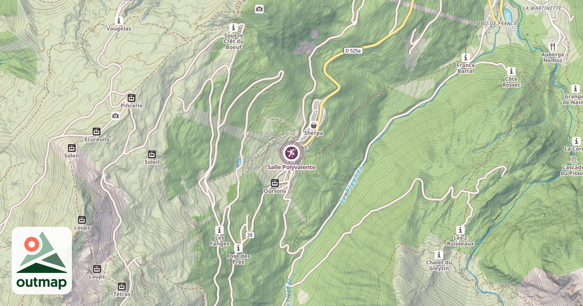 Map of Salle Polyvalente