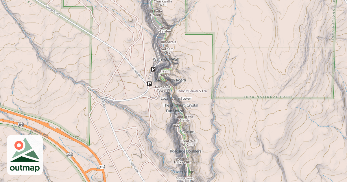 Map of Clearcut Beaver