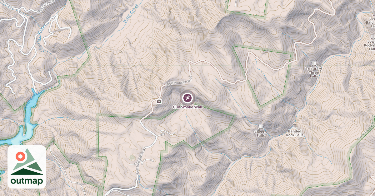 Map of Gun Smoke Wall