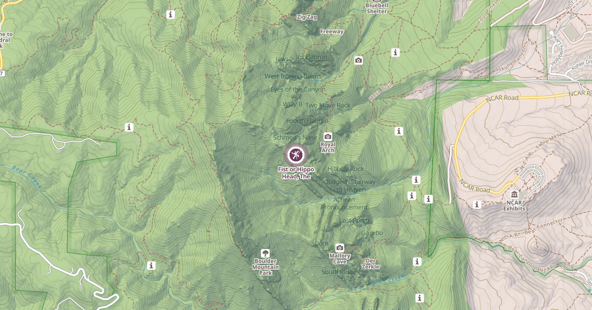 Map preview of Fist or Hippo Head, The