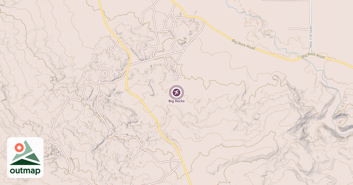 Map of Big Rocks
