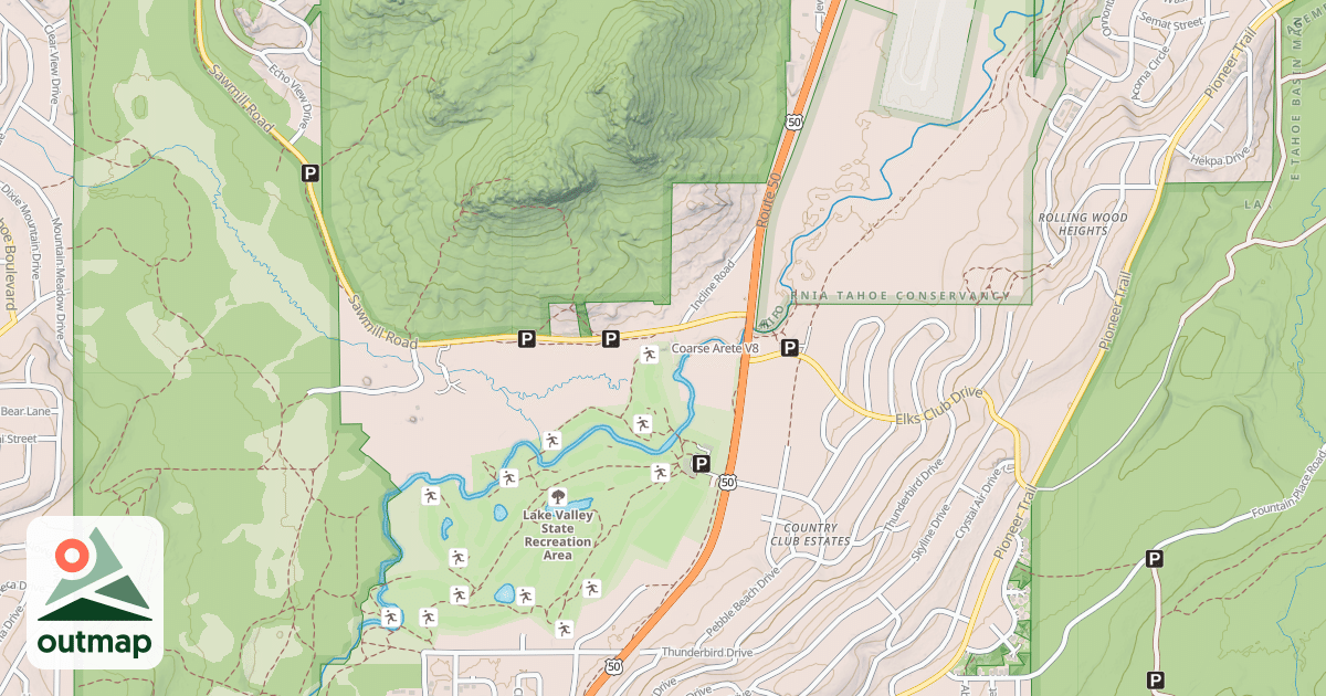 Map of Coarse Arete
