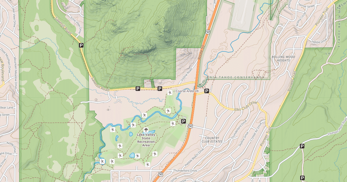 Map preview of Coarse Arete