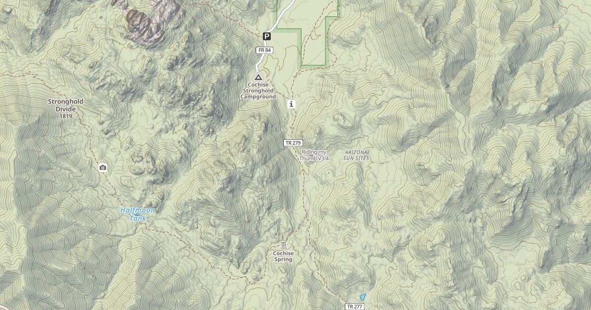 Map preview of Riding my Thumb
