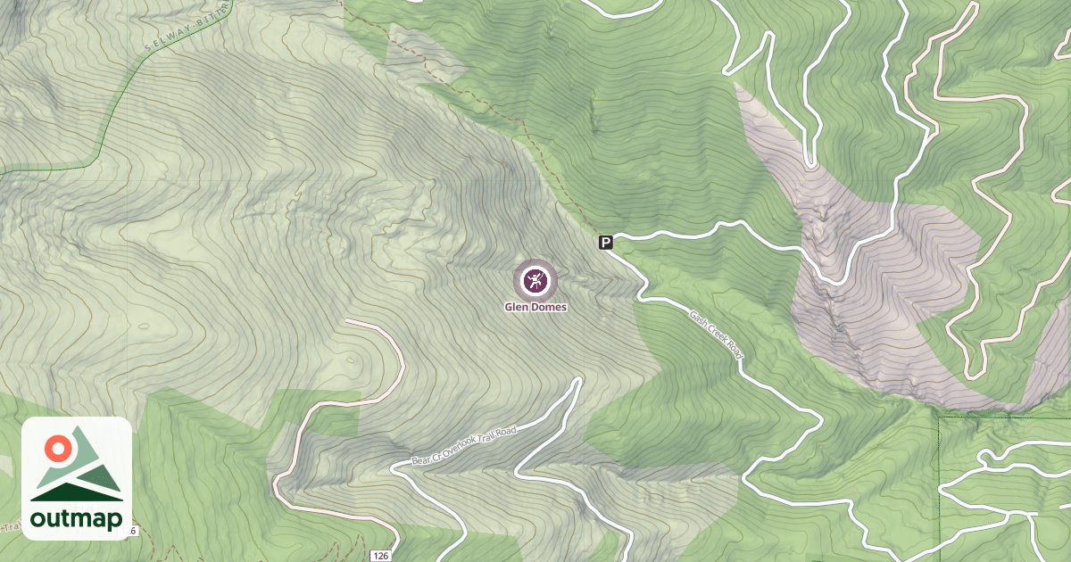 Map of Glen Domes