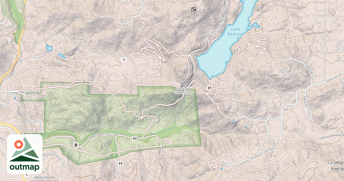 Map of Citracado Crack