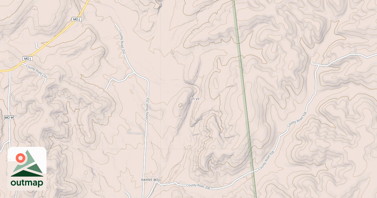 Map of V1