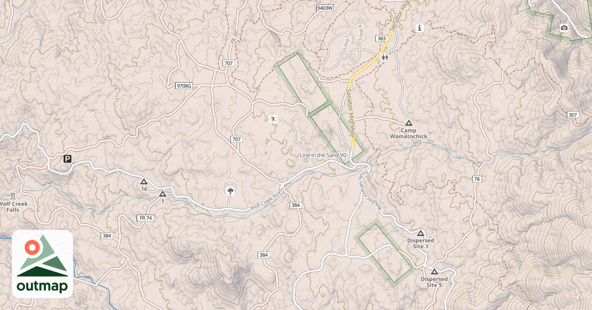 Map of Line in the Sand