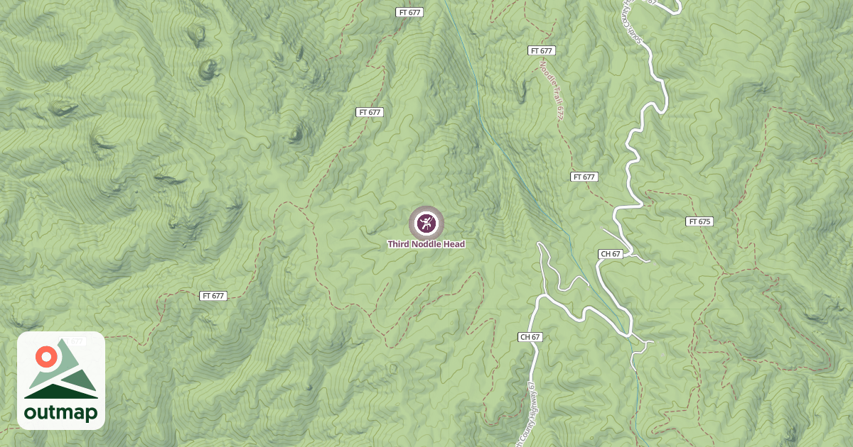Map of Third Noddle Head
