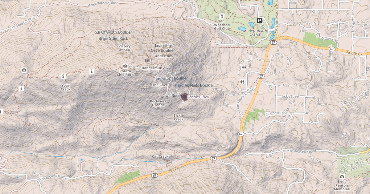 Map preview of Robbins Crack
