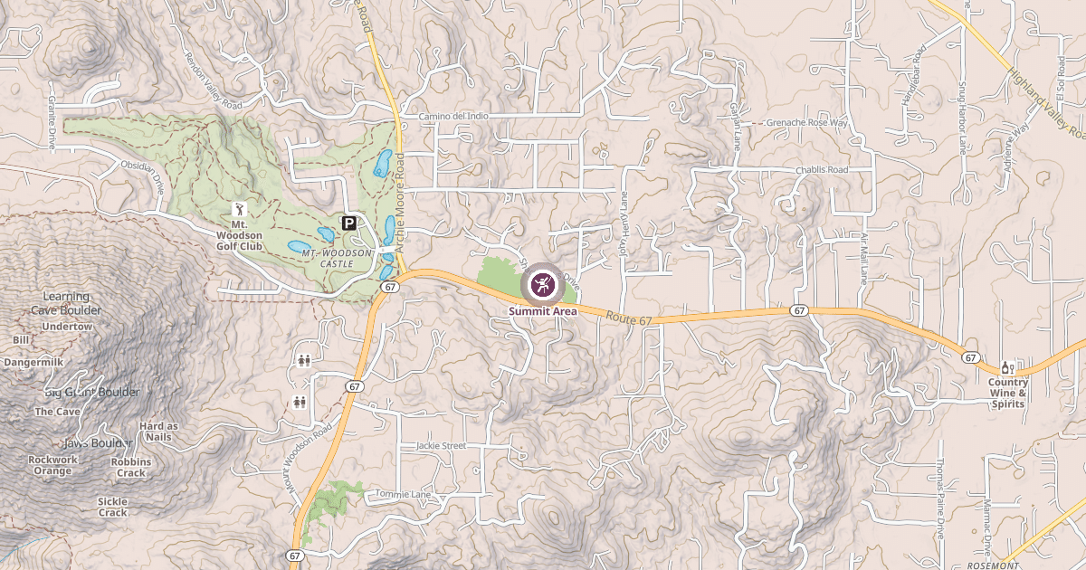 Map preview of Summit Area