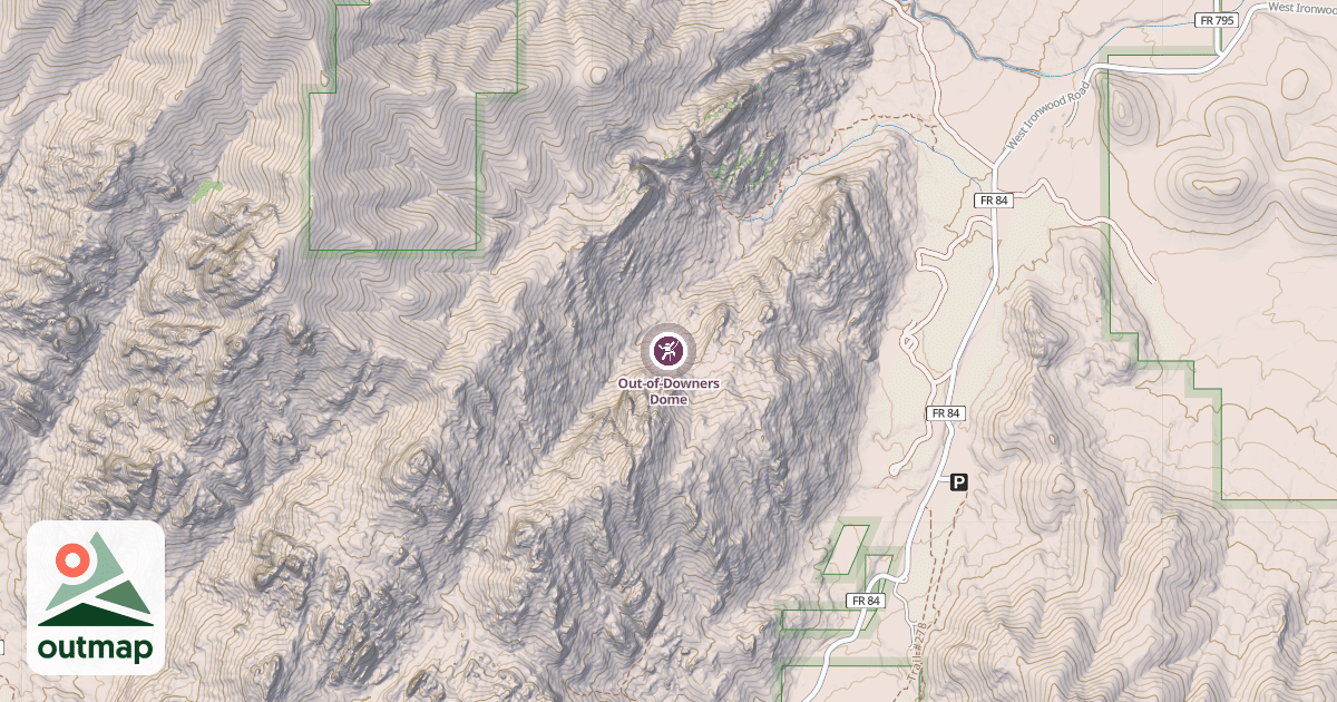 Map of Out-of-Downers Dome