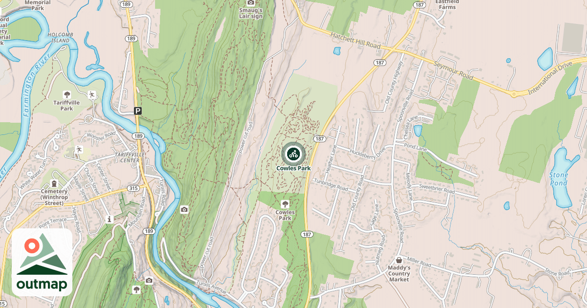 Map of Cowles Park