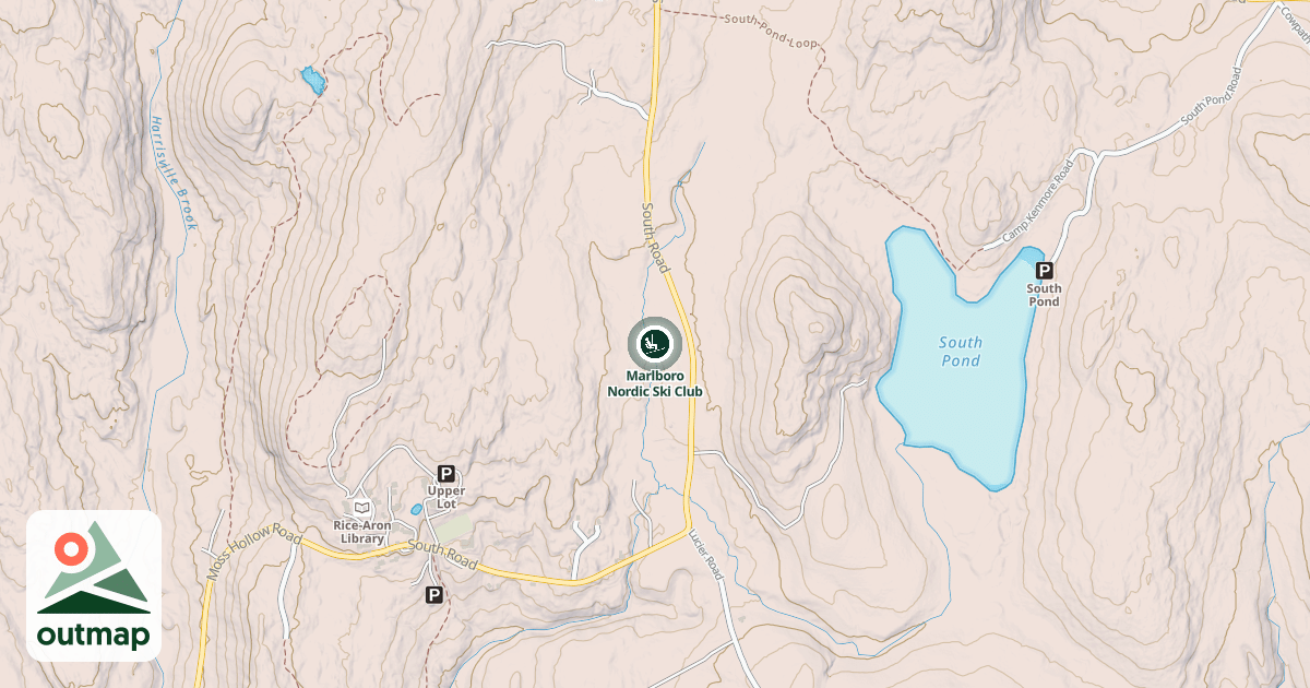 Map of Marlboro Nordic Ski Club