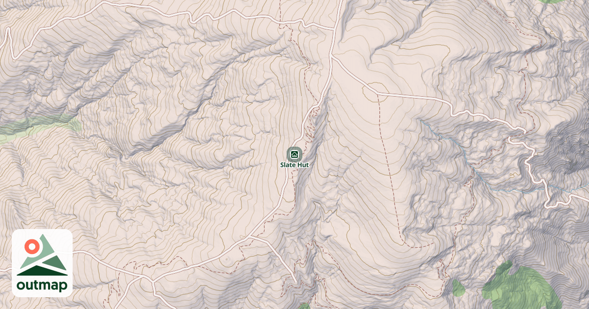 Map of Slate Hut