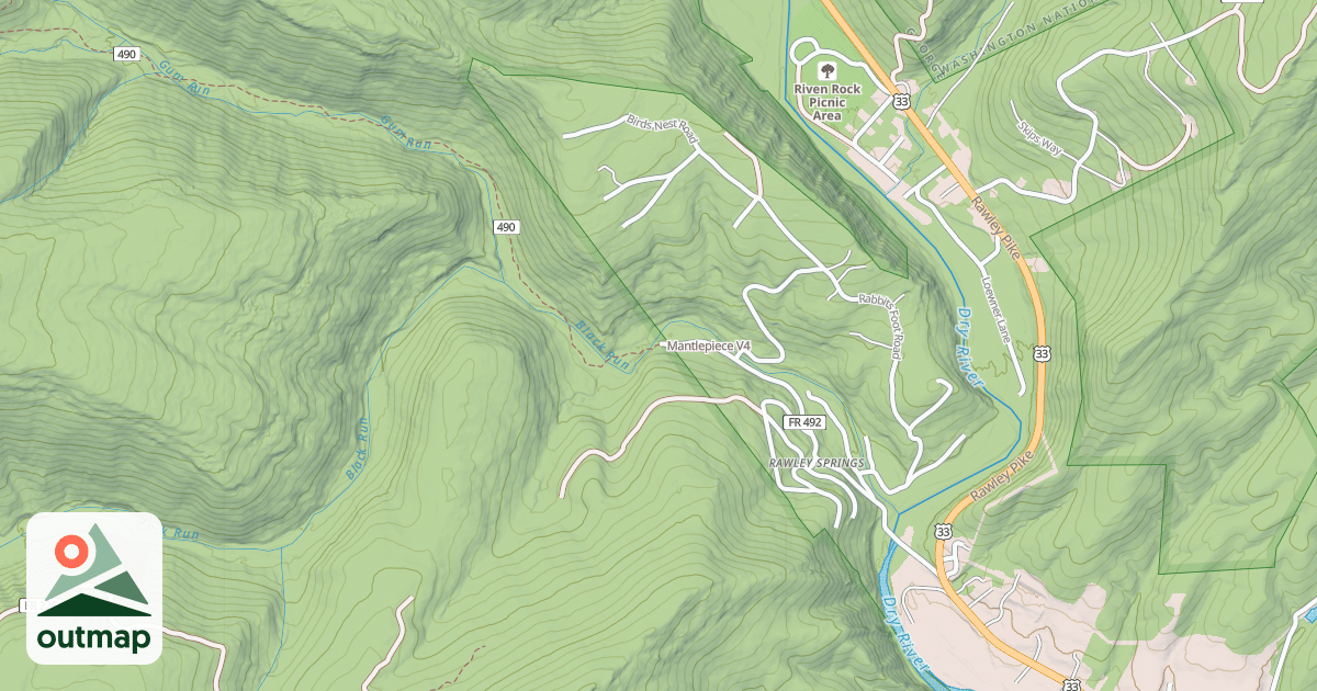 Map of Mantlepiece