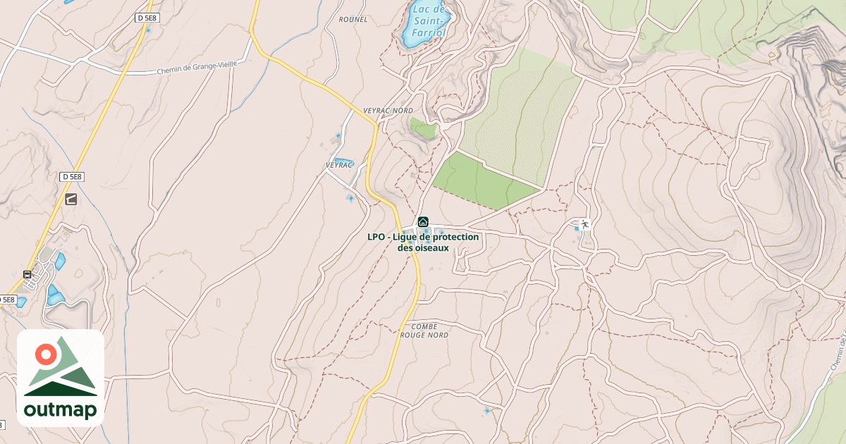 Map of LPO - Ligue de protection des oiseaux