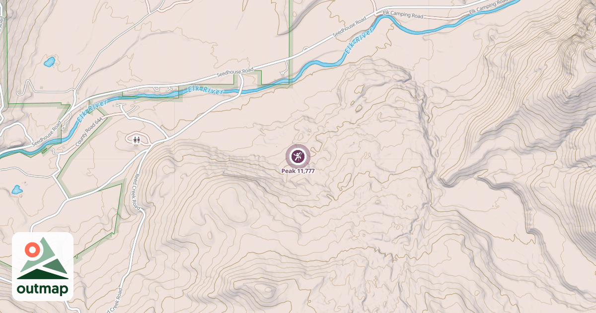 Map of Peak 11,777