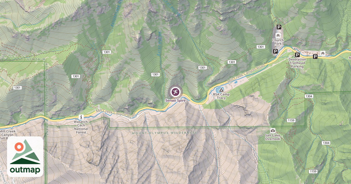 Map of Sensei Spire