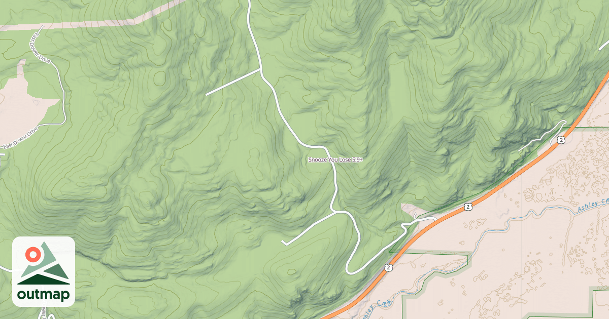 Map of Snooze You Lose