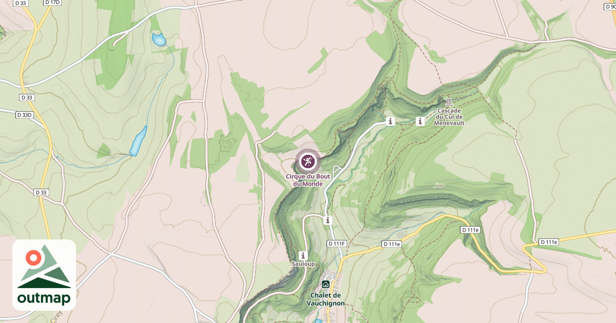 Map of Cirque du Bout du Monde