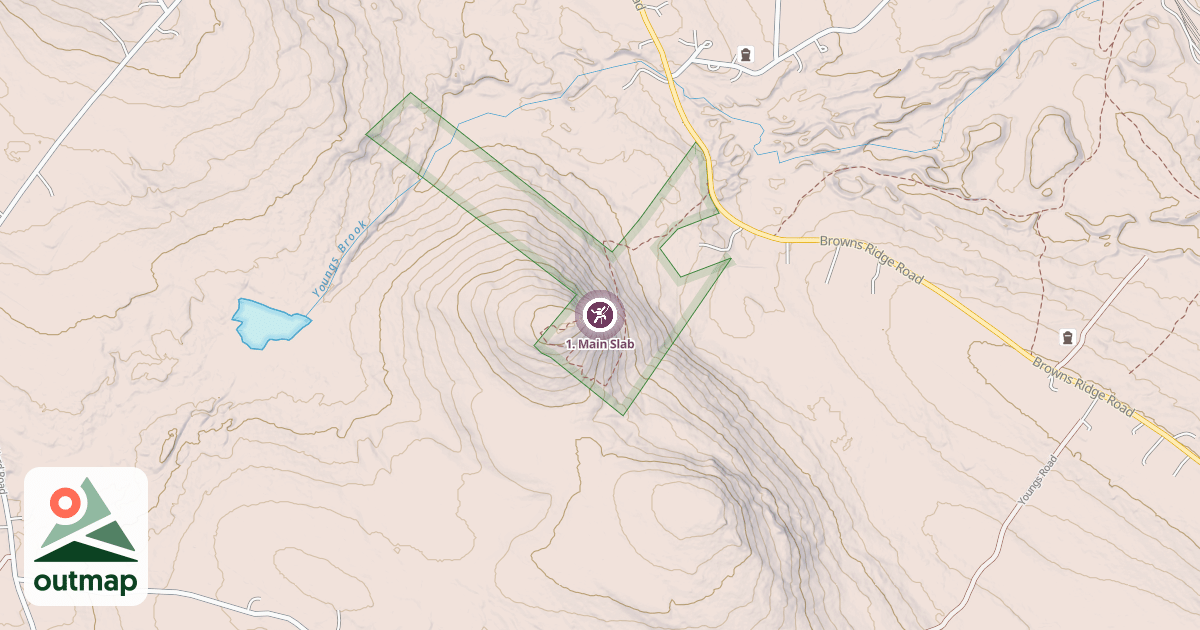 Map of 1. Main Slab