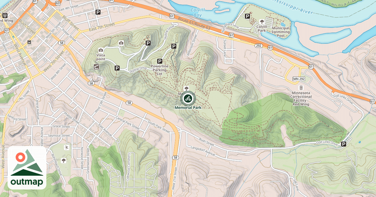 Map of Memorial Park