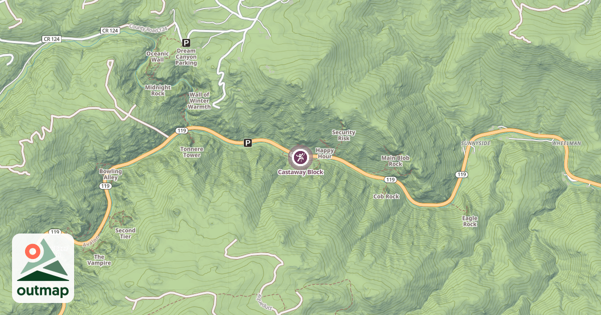 Map of Castaway Block