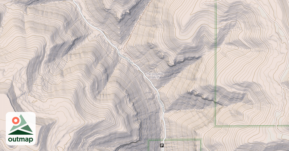Map of The Incredible Hulk