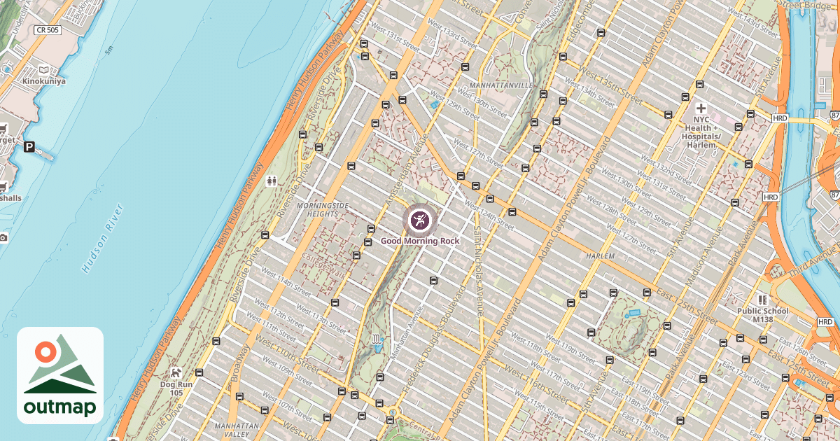 Map of Good Morning Rock